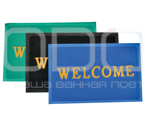 Коврик резиновый в прихожую WELCOME